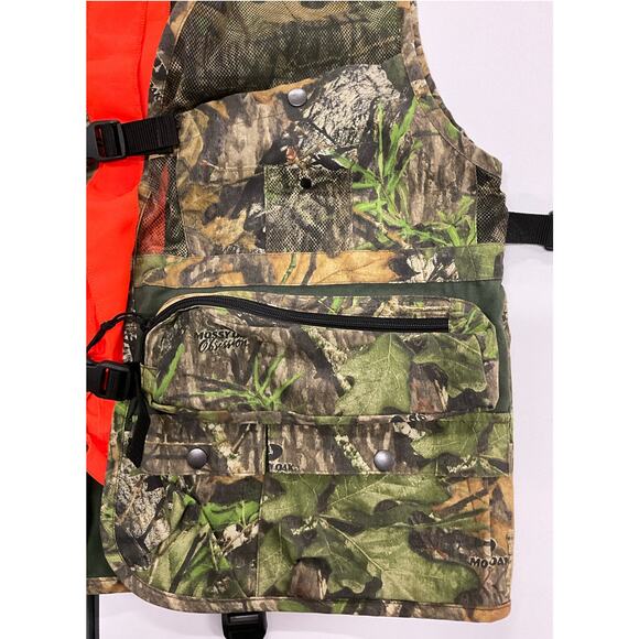 Mossy Oak Field Staff Full Strut  L/XL Hunting Vest Adjustable Removable Cushion - Picture 7 of 11